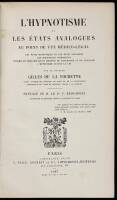L'Hypnotisme et les Etats Analogues au Point de Vue Medico-Legal