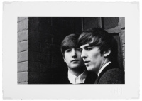Portrait of John Lennon and George Harrison