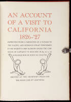 An Account of a Visit to California 1826-'27.