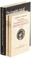 Three volumes on the graphic art of Edvard Munch