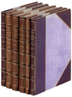 Six finely bound volumes by Rabindranath Tagore