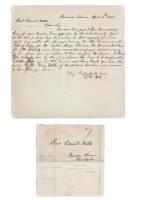 Autograph Letter Signed by G.R. Ellis, to Daniel Wells at Mission House in New York, regarding his receipt of goods for the Presbyterian mission in Liberia and hoped for compensation for the service