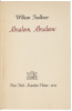 Absalom, Absalom! - 4