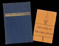 The Book of Record of the Time Capsule of Cupaloy, Deemed Capable of Resisting the Effects of Time for Five Thousand Years, Preserving an Account of Universal Achievements, Embedded in the Grounds of the New York World's Fair, 1939.