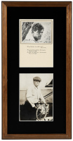 Two framed photographs of Jack London