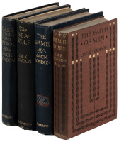 Four first U.K. editions of Jack London titles