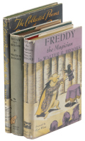 Three titles in the Freddy the Pig series