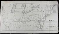 Map Exhibiting the Railway Route between Baltimore & St. Louis Together with the Other Principal Lines in the Eastern, Middle & Western States... Prepared under direction of B.H. Latrobe Ch. Engr. B. & O.R.R.