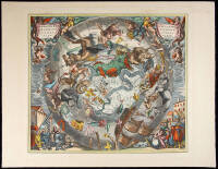 Two modern replicas of Cellarius celestial maps from 1661