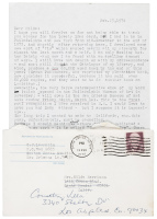Typed letter signed by Clarence Laughlin addressed to Mrs. Hilda Harrison