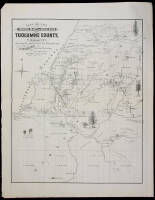 Map of the Principal Quartz and Gravel Mines in Tuolumne County, California. Taken from Government Surveys and Mining Records. By J.P. Dart, Mining Engineer. Scale - One Mile to One Inch. Sonora, August, 1879