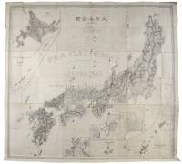 Japanese Imperial Army Map of Japan from Meiji period