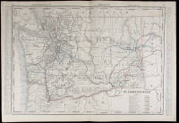 Two Maps of Railroad Routes in Oregon and Washington