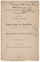 Transactions of the Technical Society of the Pacific Coast...Mining Debris in California Rivers