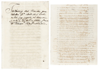 Testimonial of a slave auction in Cuba involving three Carabali African slaves
