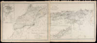 Lot of 9 steel-engraved maps of North Africa