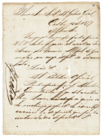 Manuscript regarding a fugitive Chinese indentured servant