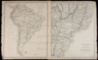 Lot of 7 steel-engraved maps of South America