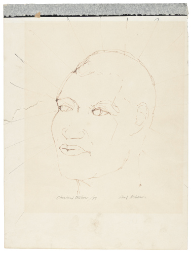 Sketch of Paul Robeson