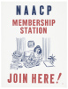 NAACP Membership Station Join Here broadside