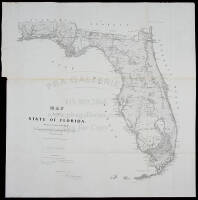 Map of the State of Florida, Showing the Progress of the Surveys. Accompanying Annual Report of the Surveyor General for 1856