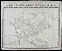 Carte d'Assemblage de l'Amerique Septentrionale