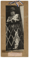 Signed photograph of William H. Taft on the campaign trail