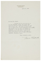 Typed Letter Signed