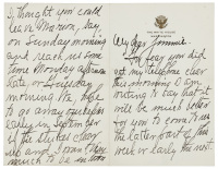 Autograph Letter by Florence Harding