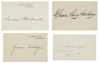 Four First Lady Calling Cards