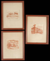 3 Lithograph Illustrations from Paradise Valley