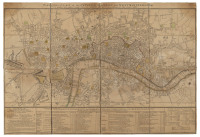 Wallis's Plan of the Cities of London and Westminster for 1798, to which are added Coach Fares by Authority of the Commissioners of the Coach Office