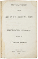 Regulations for the Army of the Confederate States. For the Quartermaster's Department, Including the Pay Branch Thereof.