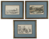 Three lithographs of California