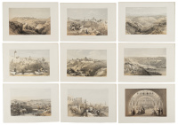 38 lithographed plates after David Roberts of Egypt and the Holy Land
