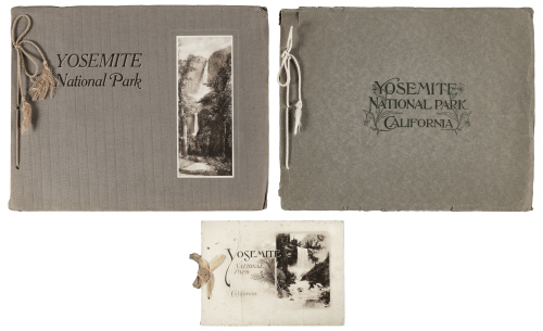 Three view books of Yosemite