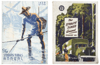 Two volumes of The Straits Times Annual: 1939 and 1941