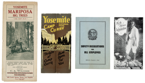 Four brochures relating to Yosemite