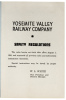 Four brochures relating to Yosemite - 4
