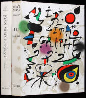 2 Volumes of Mir&oacute;'s Lithographs