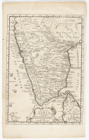 A Map of India, on the West Side of the Ganges, Comprehending the Coasts of Malabar, Cormandel, and the Island Ceylon