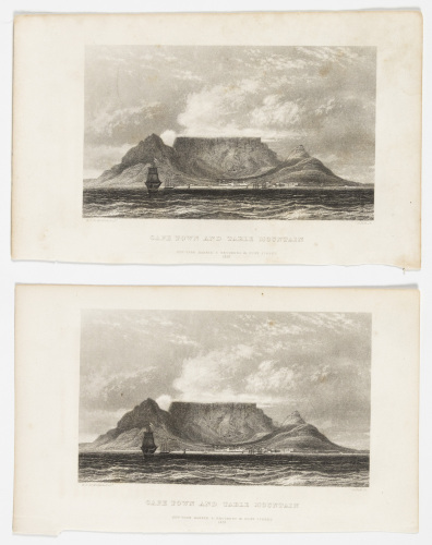 Cape Town and Table Mountain (2 copies)