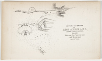Sketch of the Battle of Los Angeles Upper California. Fought between the Americans and Mexicans Jany. 9th, 1847