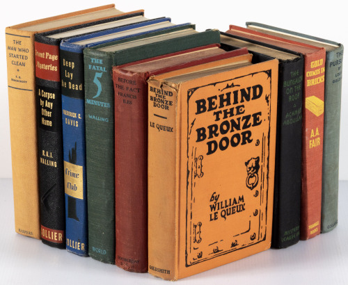 Nine mystery and thriller titles