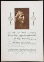 Solicitation for contributions to fund the printing of Curtis' North American Indian
