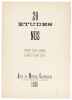 28 &Eacute;tudes de Nus - 7