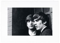 Portrait of John Lennon and George Harrison
