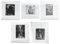 Five woodcut proofs from God's Man