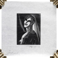 Original woodcut from God's Man