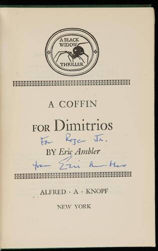 A Coffin For Dimitrios